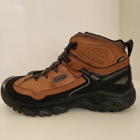 KEEN Men\'s Targhee 4 Mid Height Durable Waterproof Hiking Boots, 15 WIDE main image 10